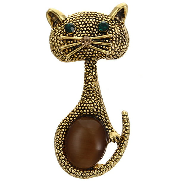 Fashion Cute Animal Cat Pattern Brooch Pin